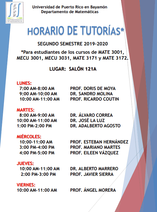 TUTORIAS MATE