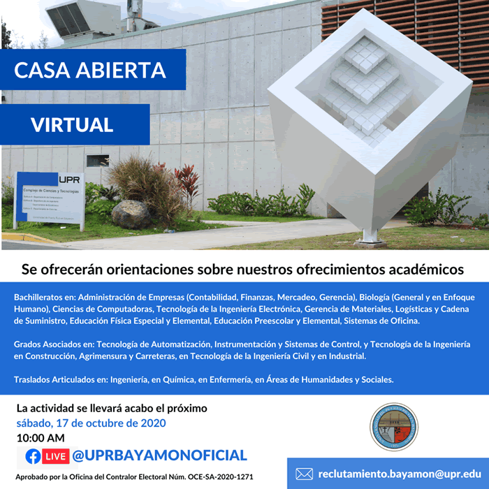 CASA ABIERTA UPRB