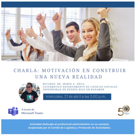 CHARLA DE MOTIVACION