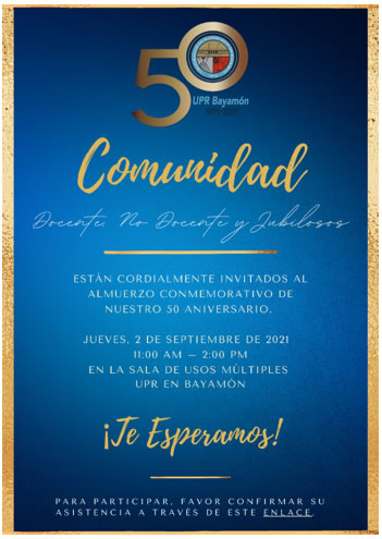 Afiche Empleados Jubilados de UPRB