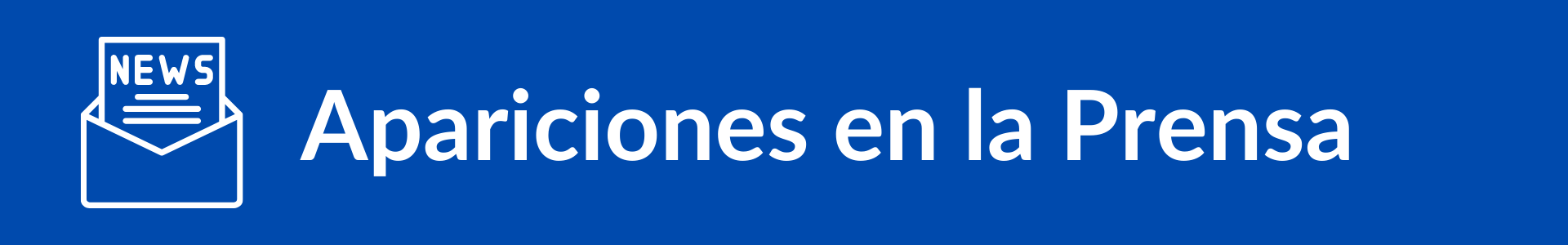 PÁGINA APARICIONES EN LA PRENSA
