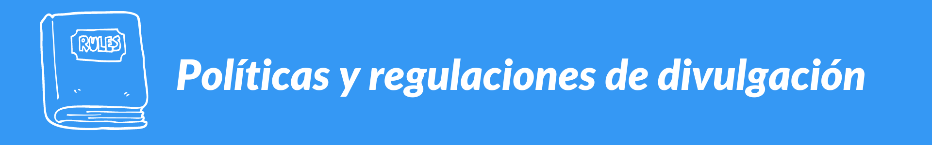 PÁGINA POLITICAS Y REGULACIONES